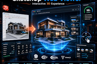 convert sketchup models into interactive web viewer and 3d experience