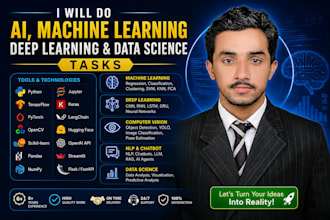 do ai, machine learning, deep learning, data science tasks