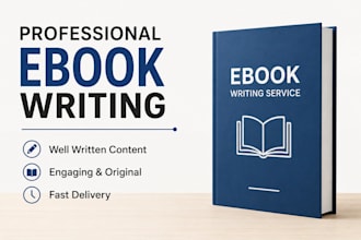 write professional ebooks guides  kindle content