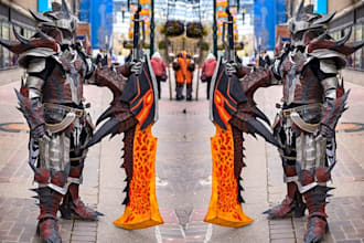 do full cosplay armor game movie fantasy kinght armor prop weapon comic con