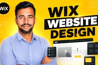 create wix website, redesign wix site and wix studio website design