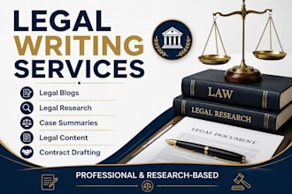 write legal blog articles and legal content