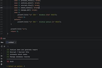 create custom c programs and cli tools