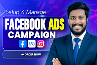 set up facebook ads, meta ads, fb marketing advertising campaign