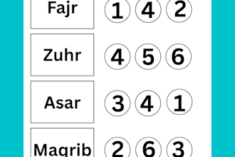 create islamic arabic worksheets for kids