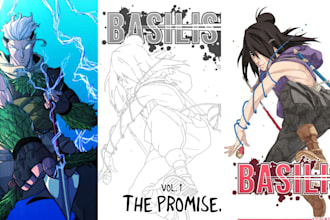 draw nsfw anime manga pages and custom cover art