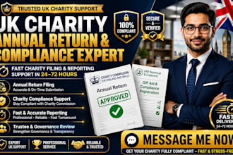 file UK charity annual return reports and compliance fast