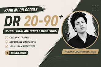 off page seo, high da authority backlinks, build a service for google ranking