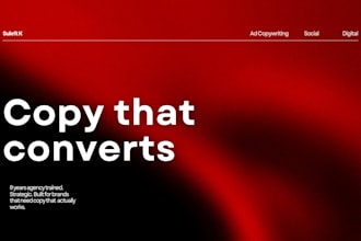 write high converting ad copy for your digital and business campaigns