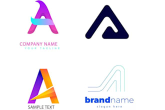 do create eye catching gradient brand logo