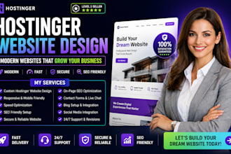 build hostinger website design, wordpress website design ecommerce website