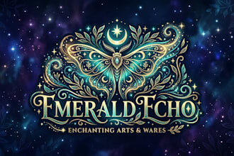 design a magical and enchanting logo for your brand