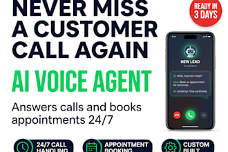 build an ai voice receptionist agent to answer calls and book appointments