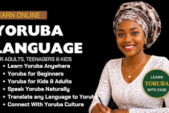 teach yoruba lessons to adults teenagers and kids online