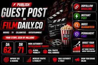 publish guest post on filmdaily and high authority websites