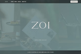 make a website for your cafe, clinic, flower shop, restaurant, vet, uae