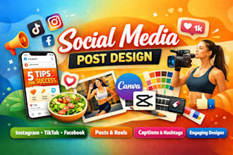 design engaging social posts and reels