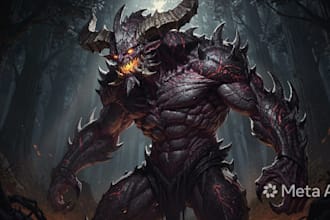 draw monster, creature, fantasy