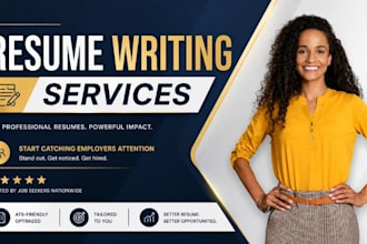 write an ats optimized resume CV and cover letter