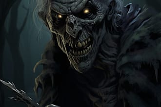 do horror character design