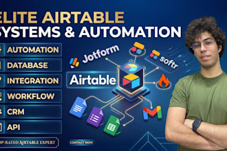be your airtable expert CRM builder automation specialist make zapier