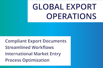 provide expert international export consulting and trade compliance
