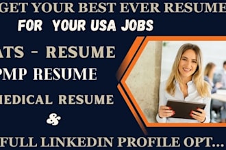 deliver a professional ats resume with a recruiter backup