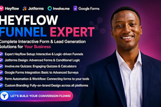 build high converting heyflow lead generation funnels