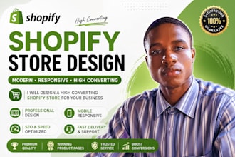 design a high converting shopify store