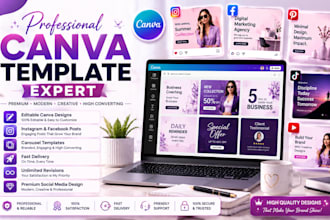 design editable canva social media templates