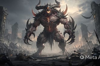 draw monster, creature, fantasy