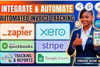 integrate zapier stripe quickbooks xero automated invoice payment tracking