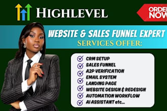 copy clone gohighlevel funnels go high level landing pages ghl website expert VA