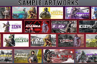 design anime and gaming banners