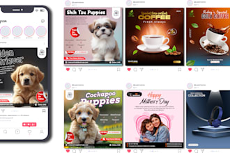 create social media posts, ad creative, banner, catalogue