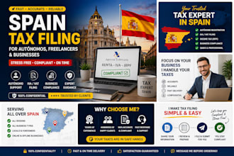 help you with spain tax filing, autónomo  and business compliance