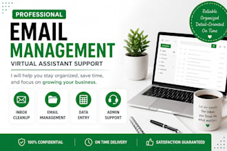 manage emails and provide admin support