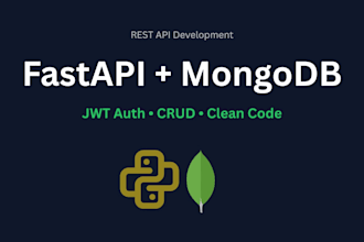 build a rest API with fastapi mongodb and jwt authentication