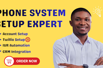 setup ringcentral twilio IVR ai phone system CRM and a2p 10dlc ringcentral