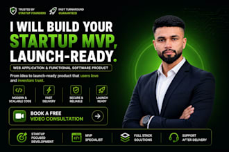 build your startup mvp and launch ready web application