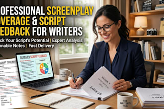 provide professional screenplay coverage and script feedback for writers