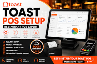 toast pos setup, restaurant pos, toast integration, pos configuration