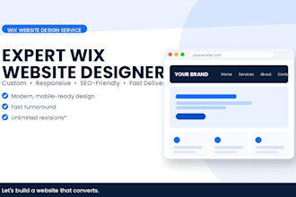 wix redesign and design your website, wix ecommerce store website