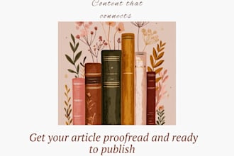 rewrite and proofread your article