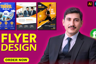 create business flyer, one pager and advertisement