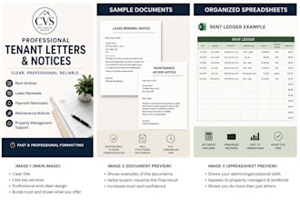 create professional tenant letters and landlord notices
