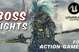 make boss fights for your action game in unreal engine with blueprints