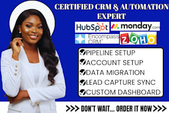 do mortgage website hubspot encompass monday zoho calendly data migration zaps