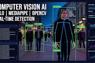 build computer vision ai, mediapipe, yolo, opencv, detection ai, surveillance ai