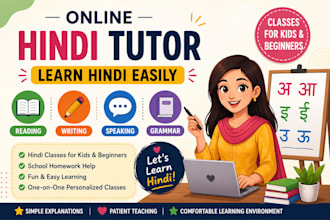 teach hindi online to kids and beginners
